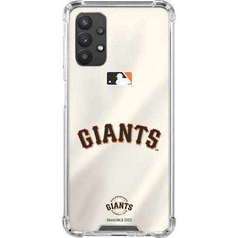 MLB San Francisco Giants Home Jersey Galaxy A32 5G Clear Case