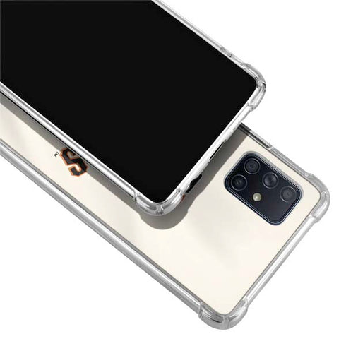 MLB San Francisco Giants Home Jersey Galaxy A51 5G Clear Case