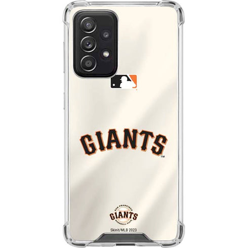 MLB San Francisco Giants Home Jersey Galaxy A52 5G Clear Case