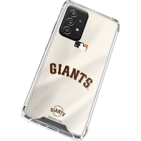 MLB San Francisco Giants Home Jersey Galaxy A52 5G Clear Case