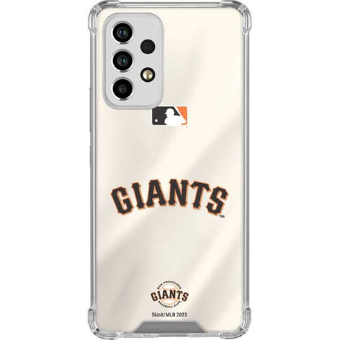 MLB San Francisco Giants Home Jersey Galaxy A53 5G Clear Case