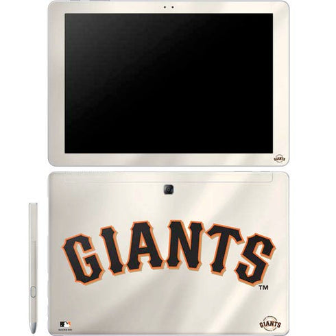 MLB San Francisco Giants Home Jersey Galaxy Book 12in Skin