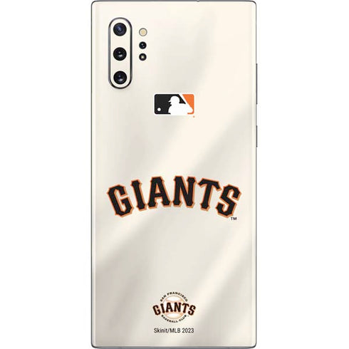 MLB San Francisco Giants Home Jersey Galaxy Note 10 Plus Skin