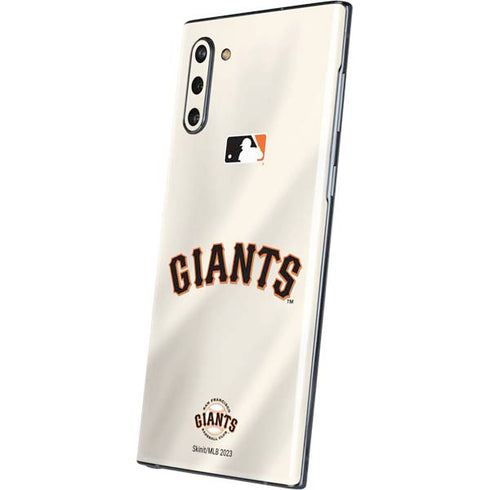 MLB San Francisco Giants Home Jersey Galaxy Note 10 Skin