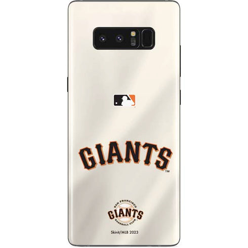 MLB San Francisco Giants Home Jersey Galaxy Note 8 Skin