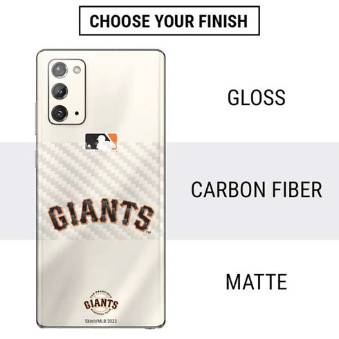 MLB San Francisco Giants Home Jersey Galaxy Note20 5G Skin