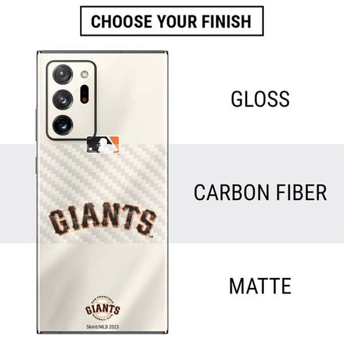 MLB San Francisco Giants Home Jersey Galaxy Note20 Ultra 5G Skin