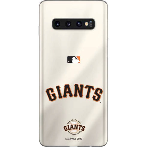MLB San Francisco Giants Home Jersey Galaxy S10 Skin