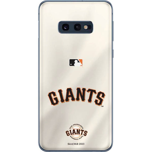 MLB San Francisco Giants Home Jersey Galaxy S10e Skin
