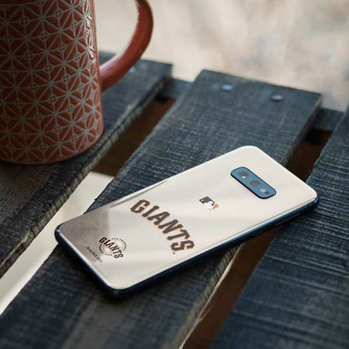 MLB San Francisco Giants Home Jersey Galaxy S10e Skin