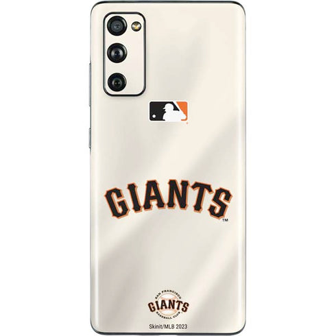 MLB San Francisco Giants Home Jersey Galaxy S20 Fan Edition Skin