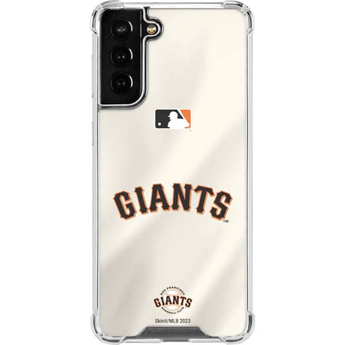 MLB San Francisco Giants Home Jersey Galaxy S21 FE Clear Case