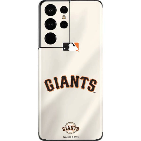 MLB San Francisco Giants Home Jersey Galaxy S21 Ultra 5G Skin