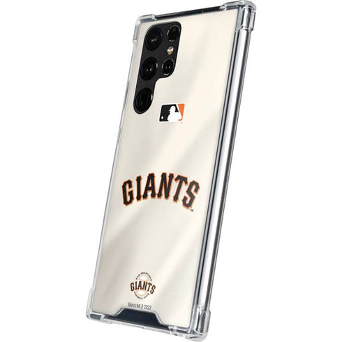 MLB San Francisco Giants Home Jersey Galaxy S22 Ultra Clear Case