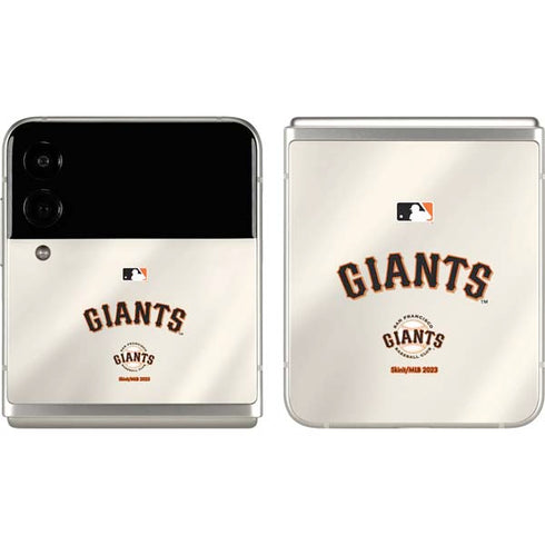 MLB San Francisco Giants Home Jersey Galaxy Z Flip3 5G Skin