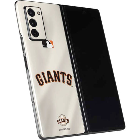 MLB San Francisco Giants Home Jersey Galaxy Z Fold2 5G Skin