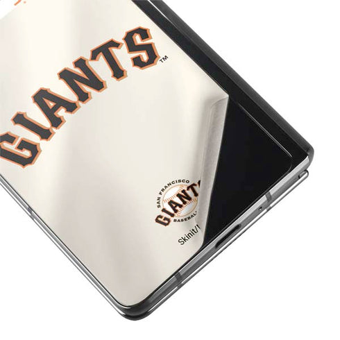 MLB San Francisco Giants Home Jersey Galaxy Z Fold2 5G Skin