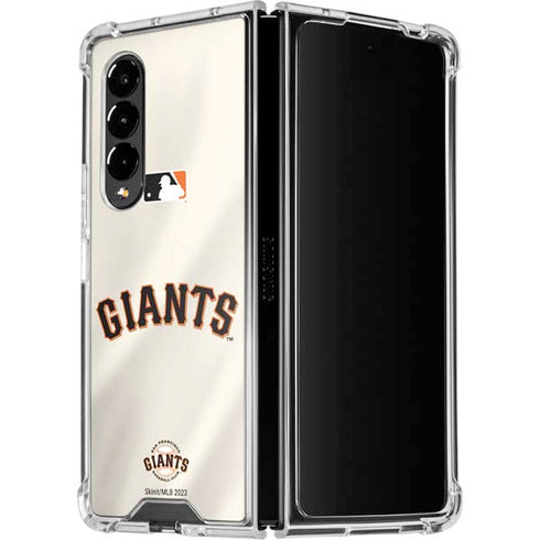 MLB San Francisco Giants Home Jersey Galaxy Z Fold4 5G Clear Case