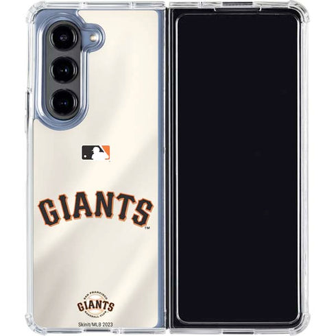 MLB San Francisco Giants Home Jersey Galaxy Z Fold5 5G Clear Case