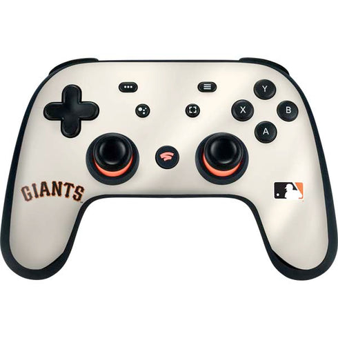 MLB San Francisco Giants Home Jersey Google Stadia Controller Skin