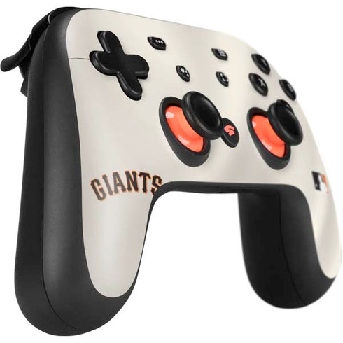 MLB San Francisco Giants Home Jersey Google Stadia Controller Skin