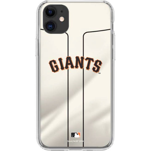 MLB San Francisco Giants Home Jersey iPhone 11 Clear Case