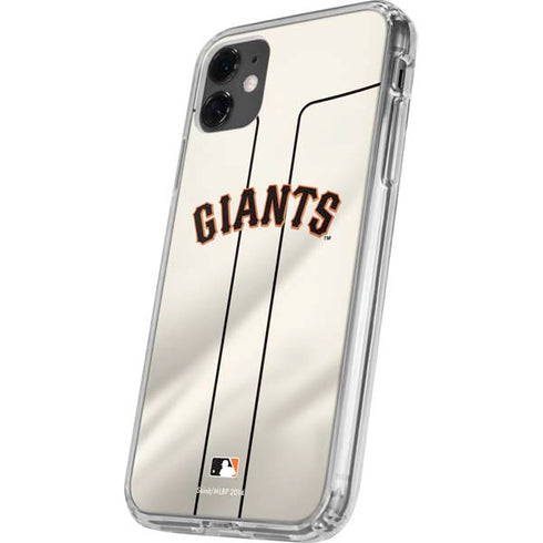 MLB San Francisco Giants Home Jersey iPhone 11 Clear Case