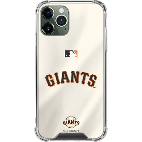 MLB San Francisco Giants Home Jersey iPhone 11 Pro Max Clear Case