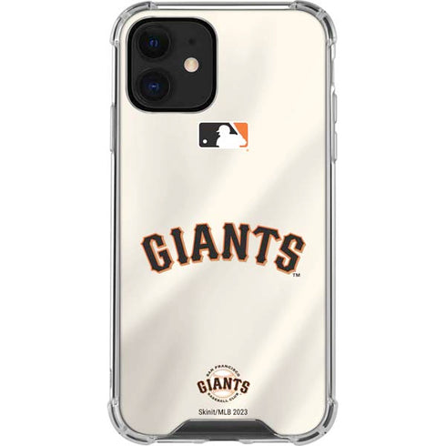 MLB San Francisco Giants Home Jersey iPhone 12 Mini Clear Case