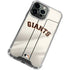 MLB San Francisco Giants Home Jersey iPhone 13 Pro Clear Case