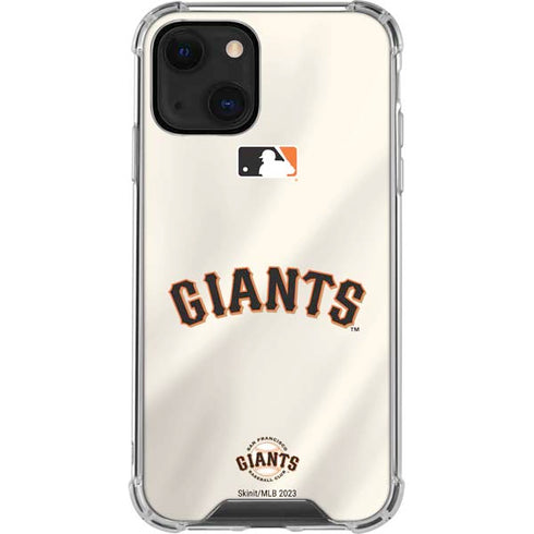 MLB San Francisco Giants Home Jersey iPhone 15 Plus Clear Case