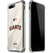 MLB San Francisco Giants Home Jersey iPhone 7/8 Plus Clear Case