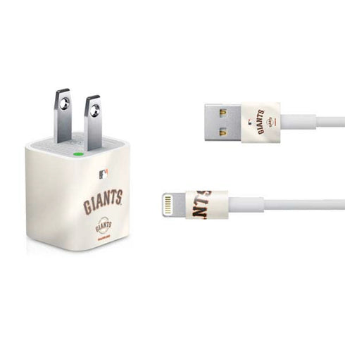 MLB San Francisco Giants Home Jersey iPhone Charger (5W USB) Skin