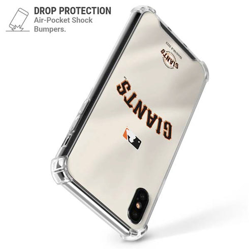 MLB San Francisco Giants Home Jersey iPhone XS Max Clear Case