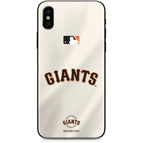MLB San Francisco Giants Home Jersey iPhone XS Skin