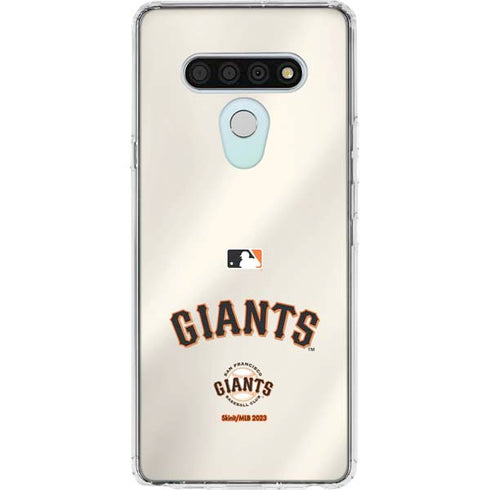 MLB San Francisco Giants Home Jersey LG Stylo 6 Clear Case