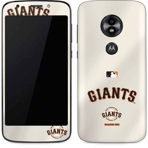 MLB San Francisco Giants Home Jersey Moto E5 Play Skin