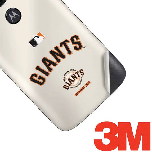MLB San Francisco Giants Home Jersey Moto E5 Play Skin