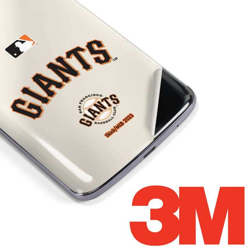 MLB San Francisco Giants Home Jersey Moto E5 Plus Skin