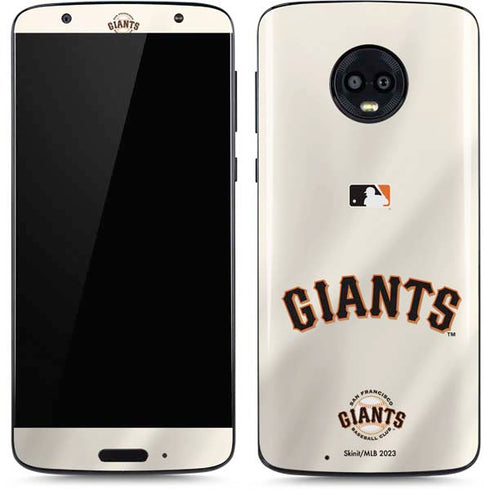 MLB San Francisco Giants Home Jersey Moto G6 Skin