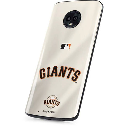 MLB San Francisco Giants Home Jersey Moto G6 Skin