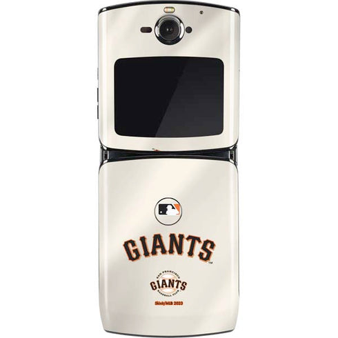 MLB San Francisco Giants Home Jersey Motorola RAZR Skin