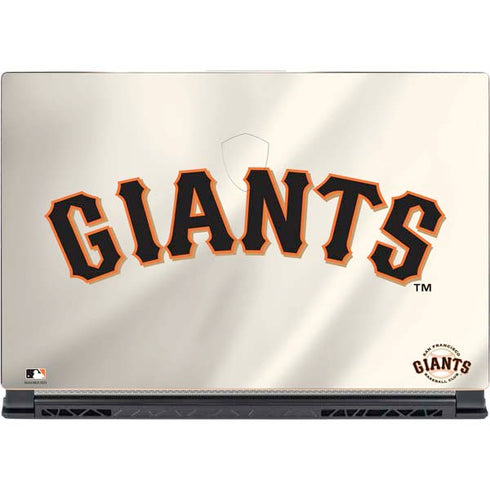 MLB San Francisco Giants Home Jersey MSI GS65 Stealth Laptop Skin