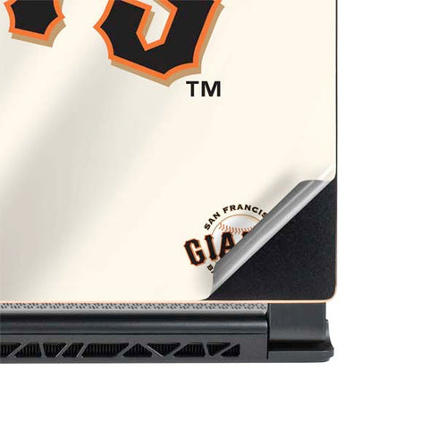 MLB San Francisco Giants Home Jersey MSI GS65 Stealth Laptop Skin