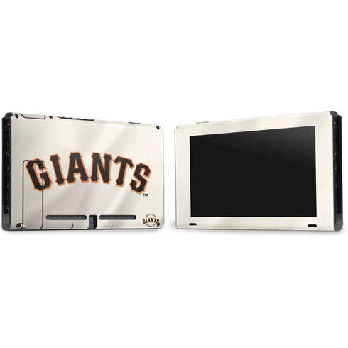MLB San Francisco Giants Home Jersey Nintendo Switch Bundle Skin