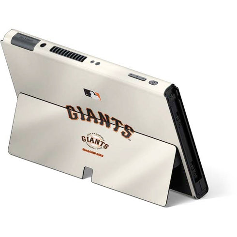 MLB San Francisco Giants Home Jersey Nintendo Switch OLED (2021) Skin