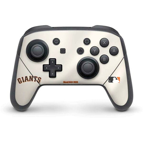MLB San Francisco Giants Home Jersey Nintendo Switch Pro Controller Skin