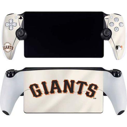 MLB San Francisco Giants Home Jersey PlayStation Portal Remote Player Skin