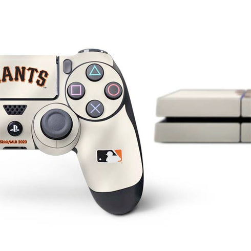 MLB San Francisco Giants Home Jersey PS4 Console and Controller Bundle Skin