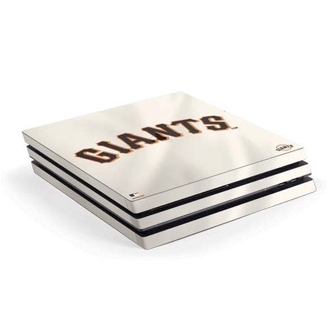 MLB San Francisco Giants Home Jersey PS4 Pro Console Skin